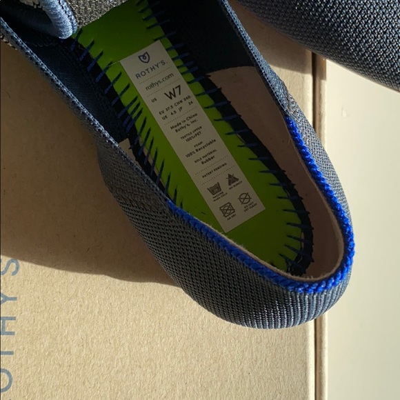 Rothy’s The Mary Jane in Ink Gingham. - Picture 4 of 11